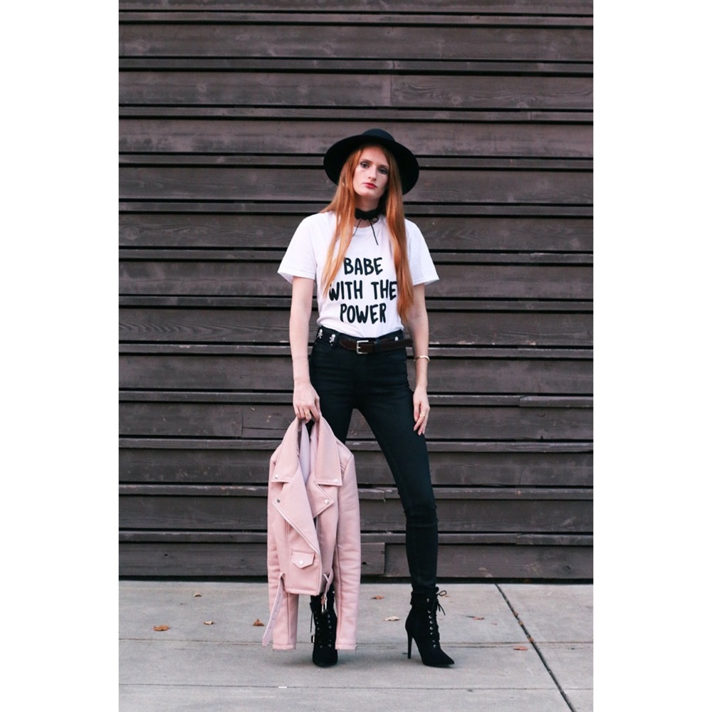 ❌SOLD❌ Blush Faux Leather Moto Jacket ❌SOLD❌ - Picture 13 of 13